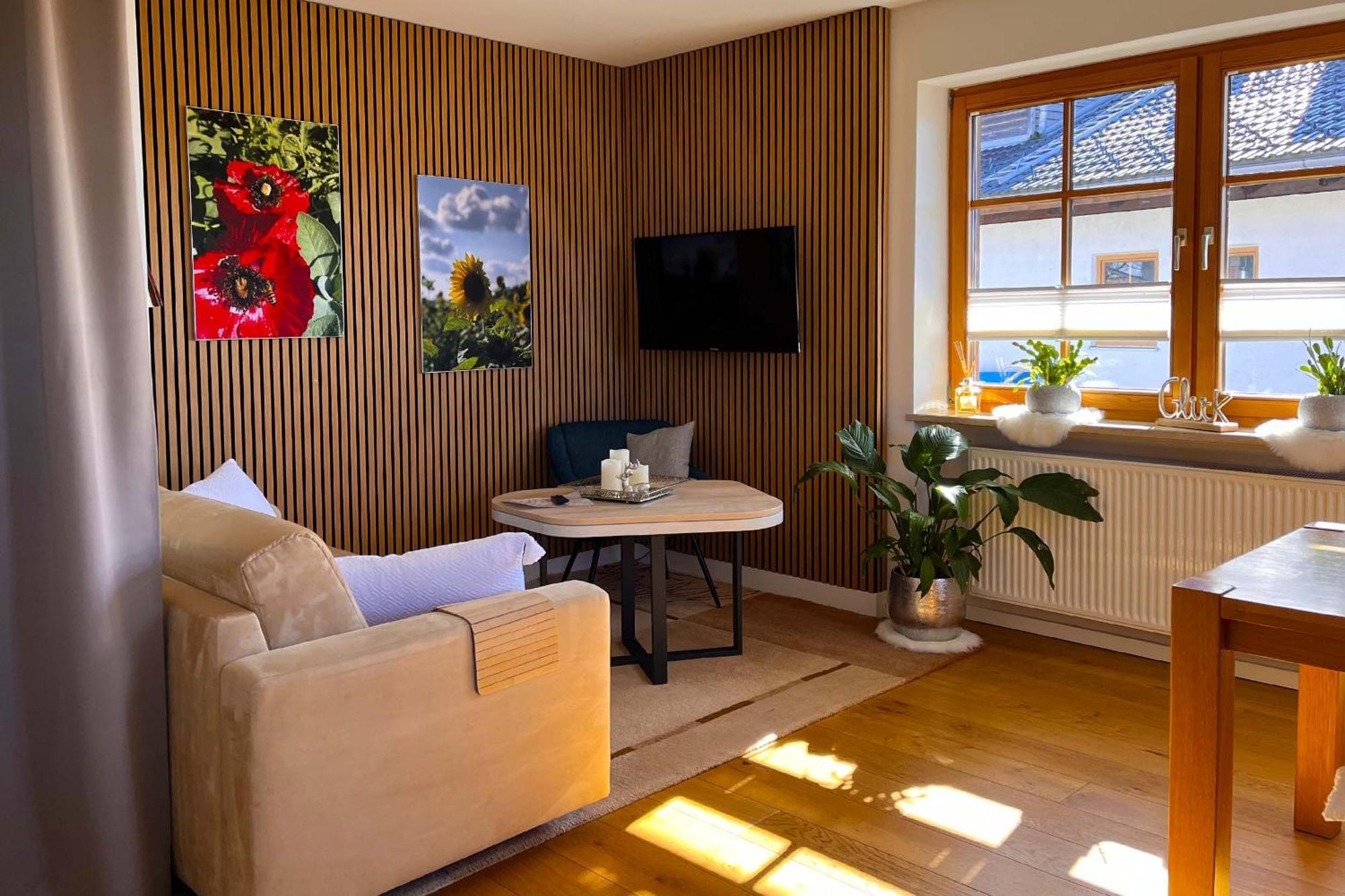 Apartment Wohlfuehlplatzl - Urgemuetlich & Ruhig Vogtareuth 外观 照片